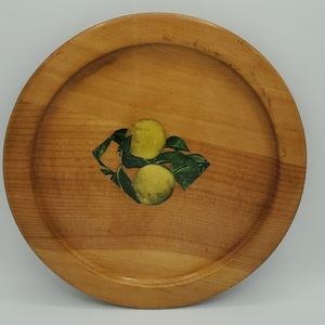 Vintage wooden plate